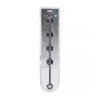Round Silicone Anal Balls - L - 40mm - Black